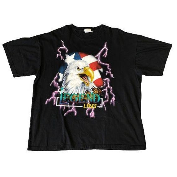 Vintage Thunder Sportswear The Legend Lives Thunder Black Etsy