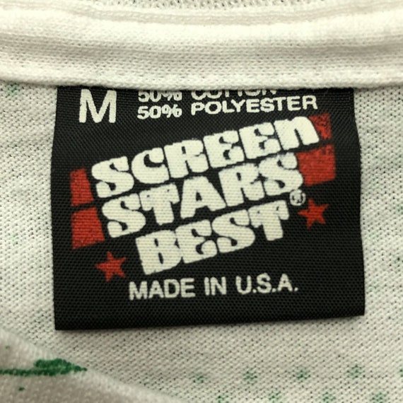 Screen Stars Football Green All Over Print T-Shir… - image 4