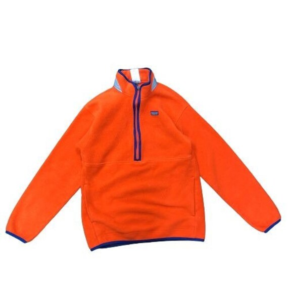 Patagonia Orange Fleece Jacket Size 