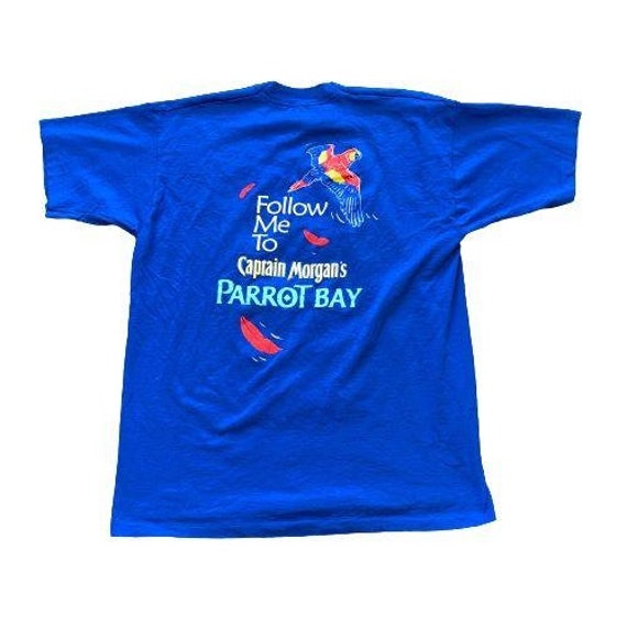 Captain Morgan's Parrot Bay Blue T-Shirt - Size XL - image 3