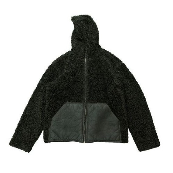 Black Sherpa Heavy Jacket - Size Large - image 1