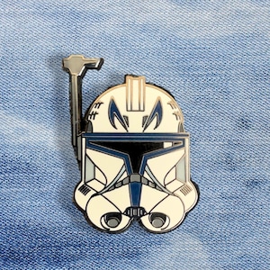 Captain Rex Clone Trooper Hard Enamel Lapel Pin – Star Wars 501st Legion Collectible Pin