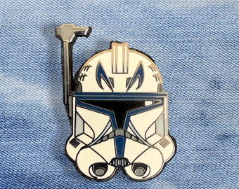 Captain Rex Clone Trooper Hard Enamel Lapel Pin – Star Wars 501st Legion Collectible Pin
