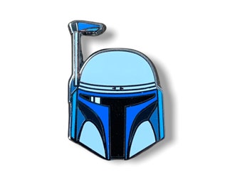 Jango Fett Mando Classic Helmet Hard Enamel Pin –  Collectible Lapel Badge