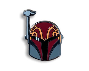 Sabine Wren Helmet – Mando Hard Enamel Sci Fi Lapel Pin Badge