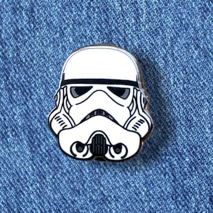 Stormtrooper Helmet Star Wars Original Imperial Hard Enamel Lapel Pin