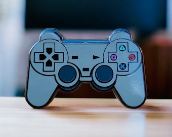 Video Game Controller Hard Enamel Pin –  Lapel Badge for Gamers