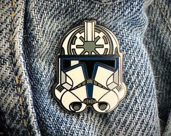 Jesse ARC Clonetrooper Helmet Hard Enamel Pin – 501st Legion Clone Collector Lapel Badge