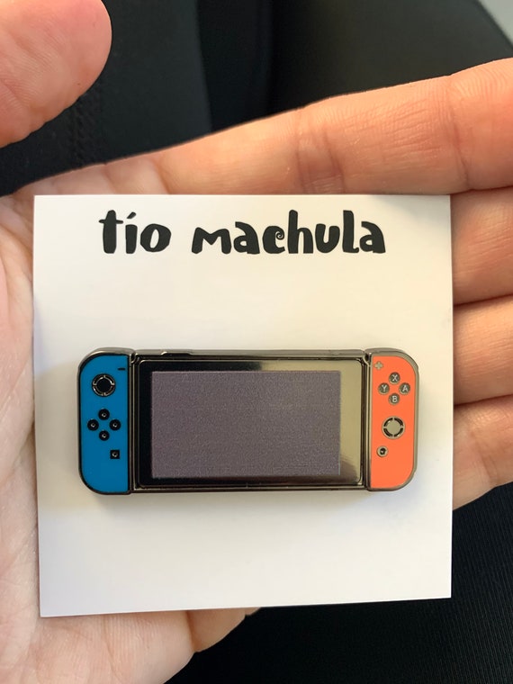 Nintendo Switch Console Hard Enamel Metal Pin – Video Game
