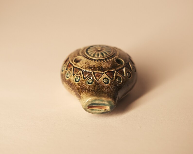 Ocarina Whistle Ceramic Musical Instrument Gift Etsy