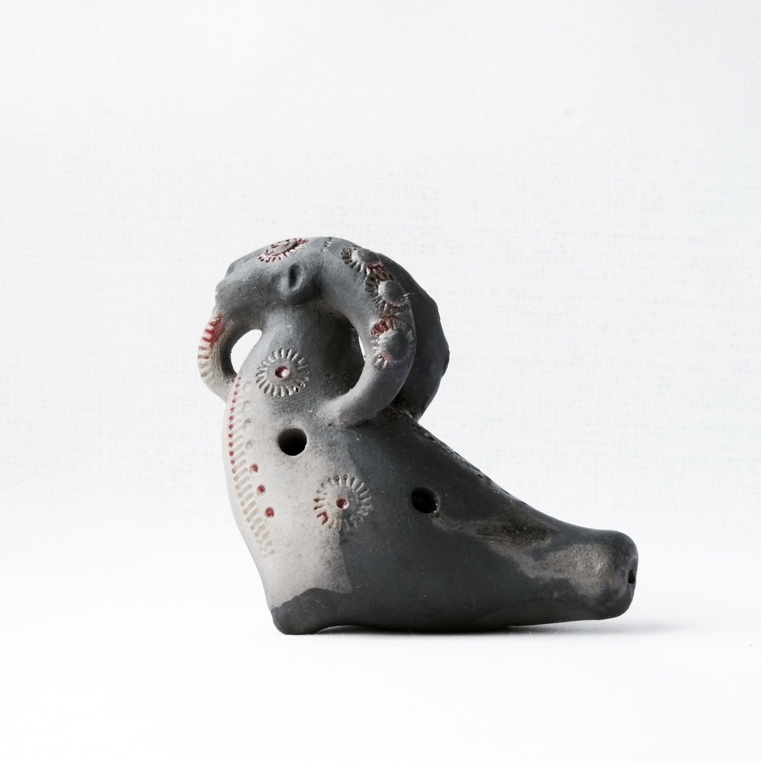 4 hole Ocarina/Whistle/Ceramic/Musical instrument/Gift Etsy