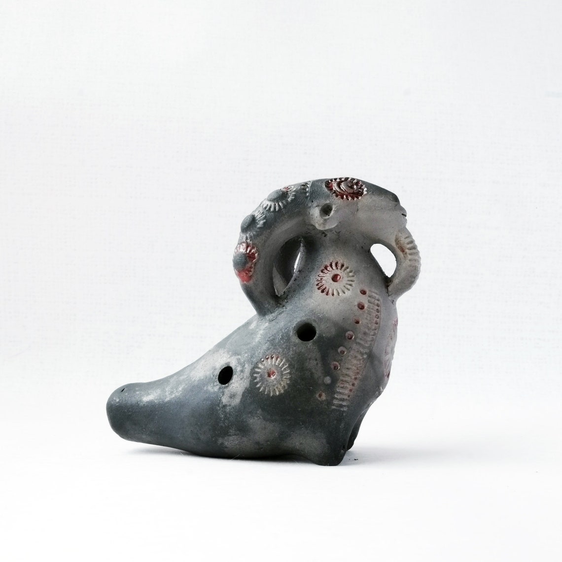 4 hole Ocarina/Whistle/Ceramic/Musical instrument/Gift Etsy