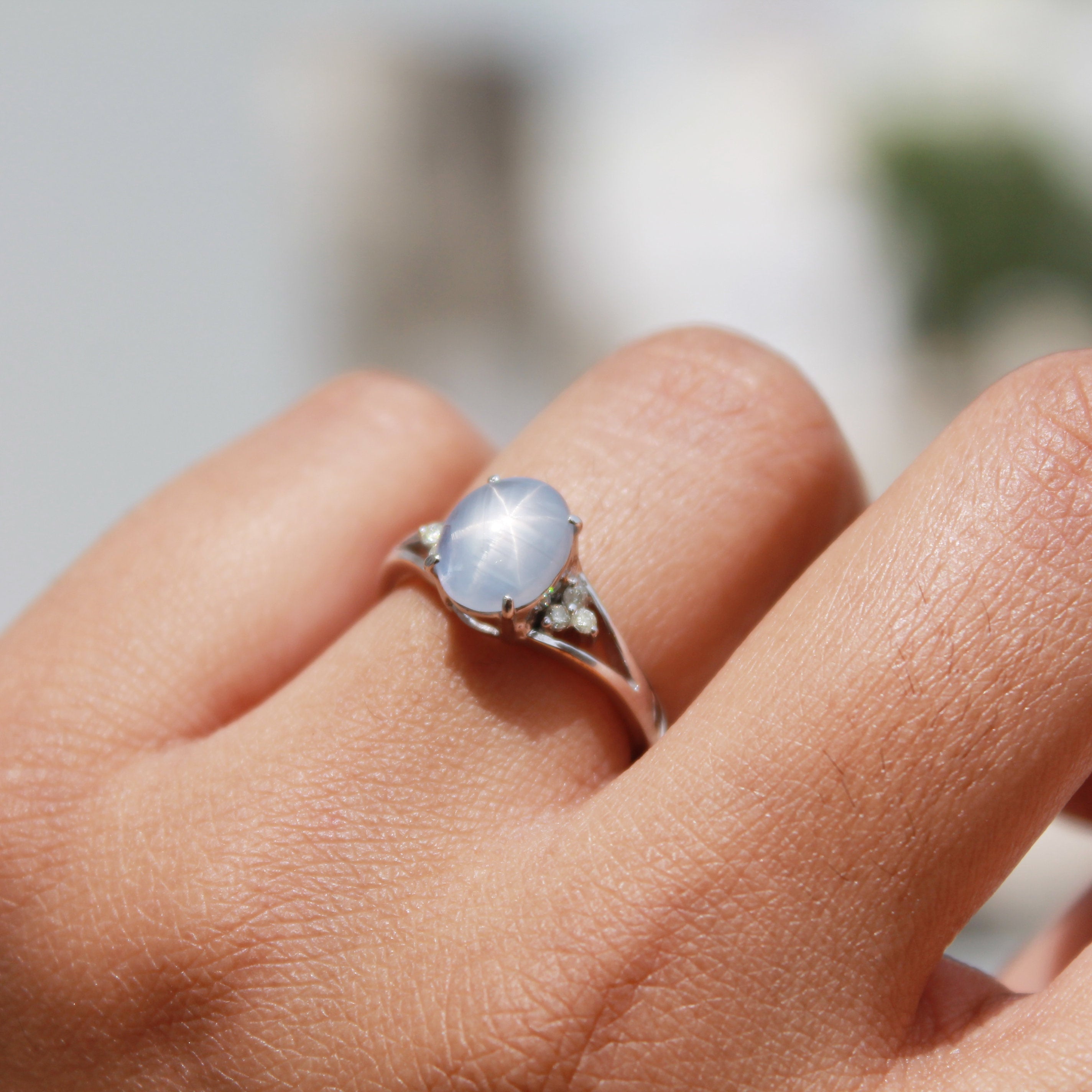 White star hotsell sapphire ring