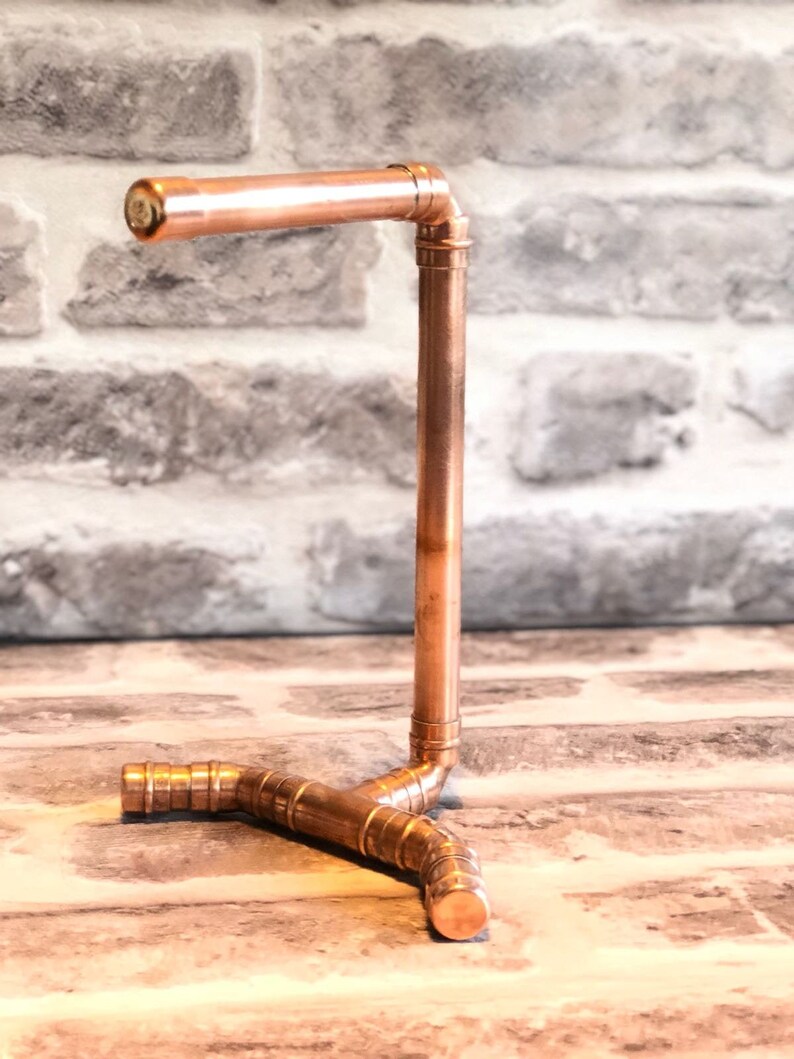 Copper Pipe Table Number Stand Etsy