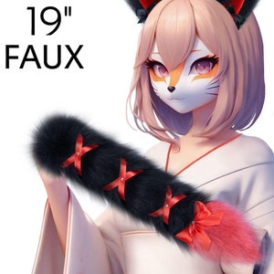 Fox Tail, Cat Tail, Animal tail, Cosplay tail, Kitten Tail, Kitty tail, Cat tail, Okova tail, Petplay tail, Furry tail, Custom tail OKOVA
