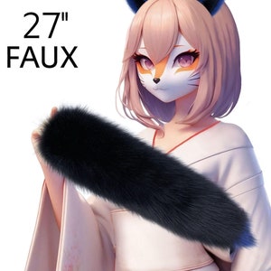 Fox Tail, Cat Tail, Animal tail, Cosplay tail, Kitten Tail, Kitty tail, Cat tail, Okova tail, Petplay tail, Furry tail, Custom tail OKOVA