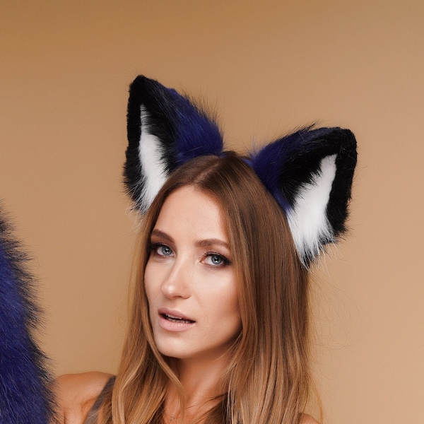 Neko ears  OKOVA, Cat ears headband, Dog ears headband, Wolf ears headband, Fox ears headband, Kitten ears headband,