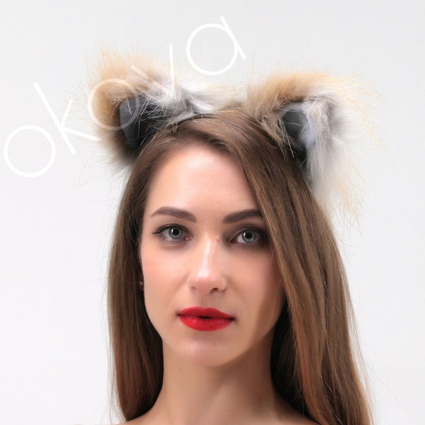 Fox Ear, Fox ears, Fox ears headband  OKOVA