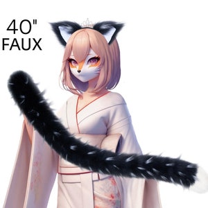 Fox Tail, Cat Tail, Animal tail, Cosplay tail, Kitten Tail, Kitty tail, Cat tail, Okova tail, Petplay tail, Furry tail, Custom tail OKOVA