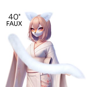 Fox Tail, Cat Tail, Animal tail, Cosplay tail, Kitten Tail, Kitty tail, Cat tail, Okova tail, Petplay tail, Furry tail, Custom tail OKOVA