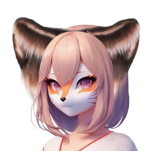 Brown kawaii cosplay ears, Kitsune ears, Cat ears headband, Furry ears headband, Wolf ears headband, Fox ears headband,Kitten ears headband