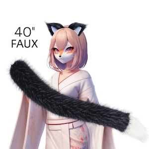Fox Tail, Cat Tail, Animal tail, Cosplay tail, Kitten Tail, Kitty tail, Cat tail, Okova tail, Petplay tail, Furry tail, Custom tail OKOVA