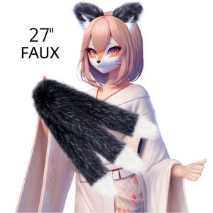 3 tailed kitsune tail, Kitsune tail, Custom tail, OKOVA Tail