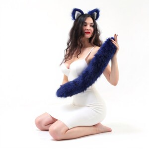 Cola de zorro, cola de gato, cola de animal, cola de cosplay, cola de gatito, cola de gato, cola de Okova, cola de Petplay, cola peluda, cola personalizada OKOVA imagen 2