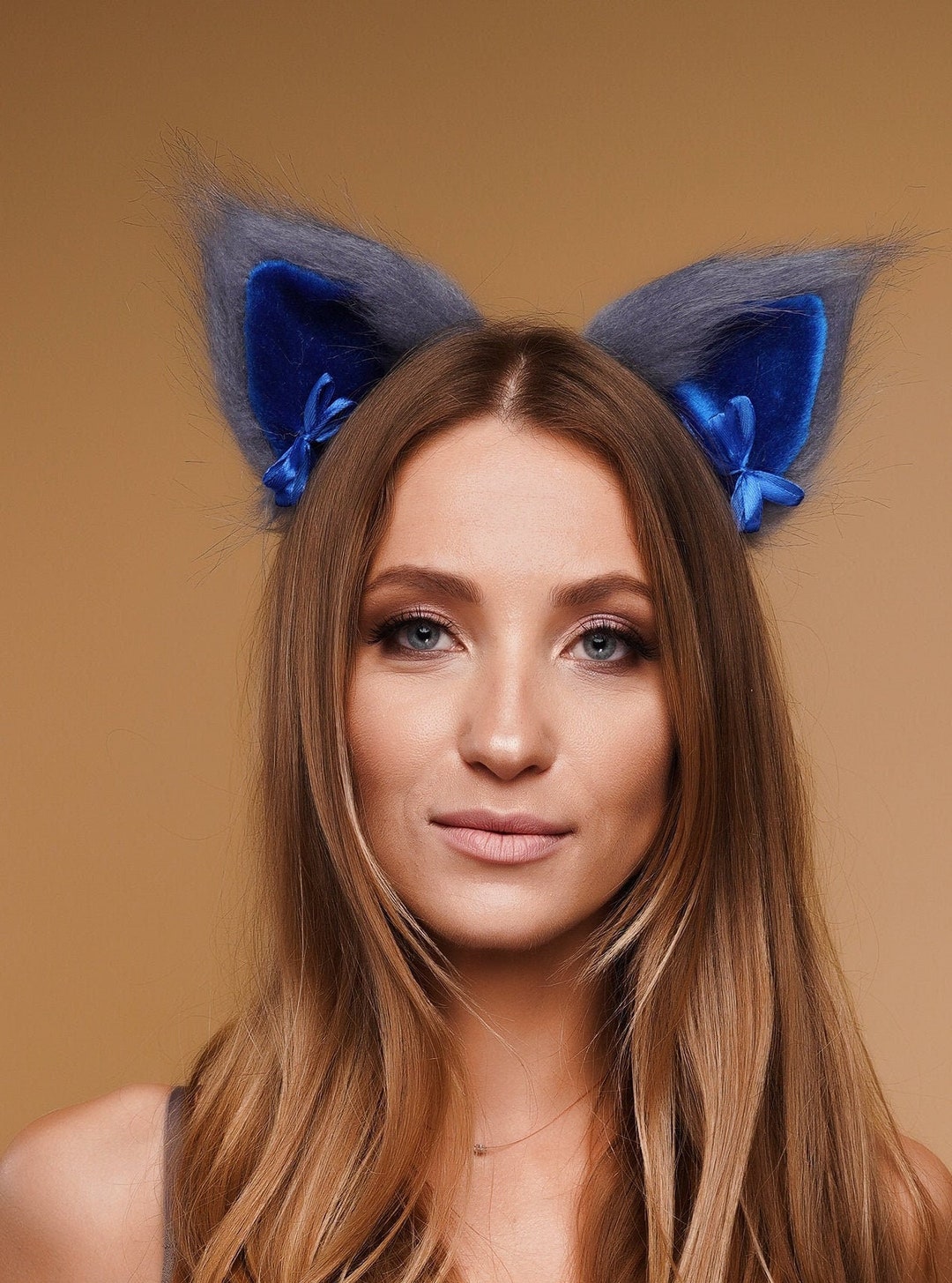 Kitten Ears OKOVA, Cat Ears Headband, Dog Ears Headband, Wolf Ears