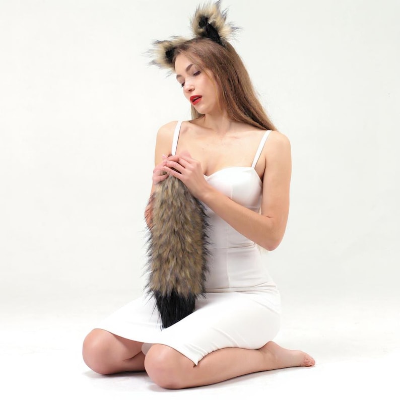 Cola de lobo, cola de zorro, cola de gato, cola de gatito, cola de gato negro, cola de gatita, cola, cola de Okova, OKOVA imagen 1