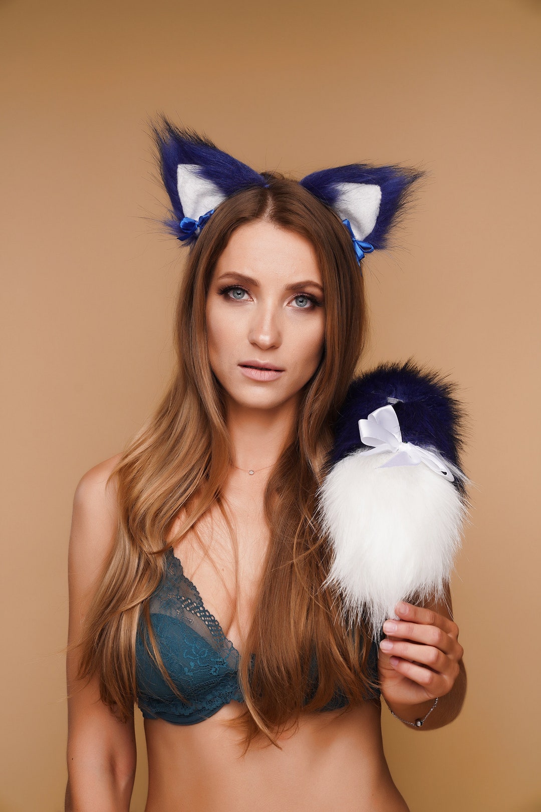 Furry Ear OKOVA Cat Ears Headband Dog Ears Headband Wolf Etsy