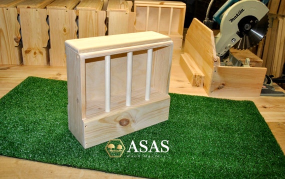 Guinea Pig Wooden Hay Feeder Hay Rack Kiln Dried Pine Etsy