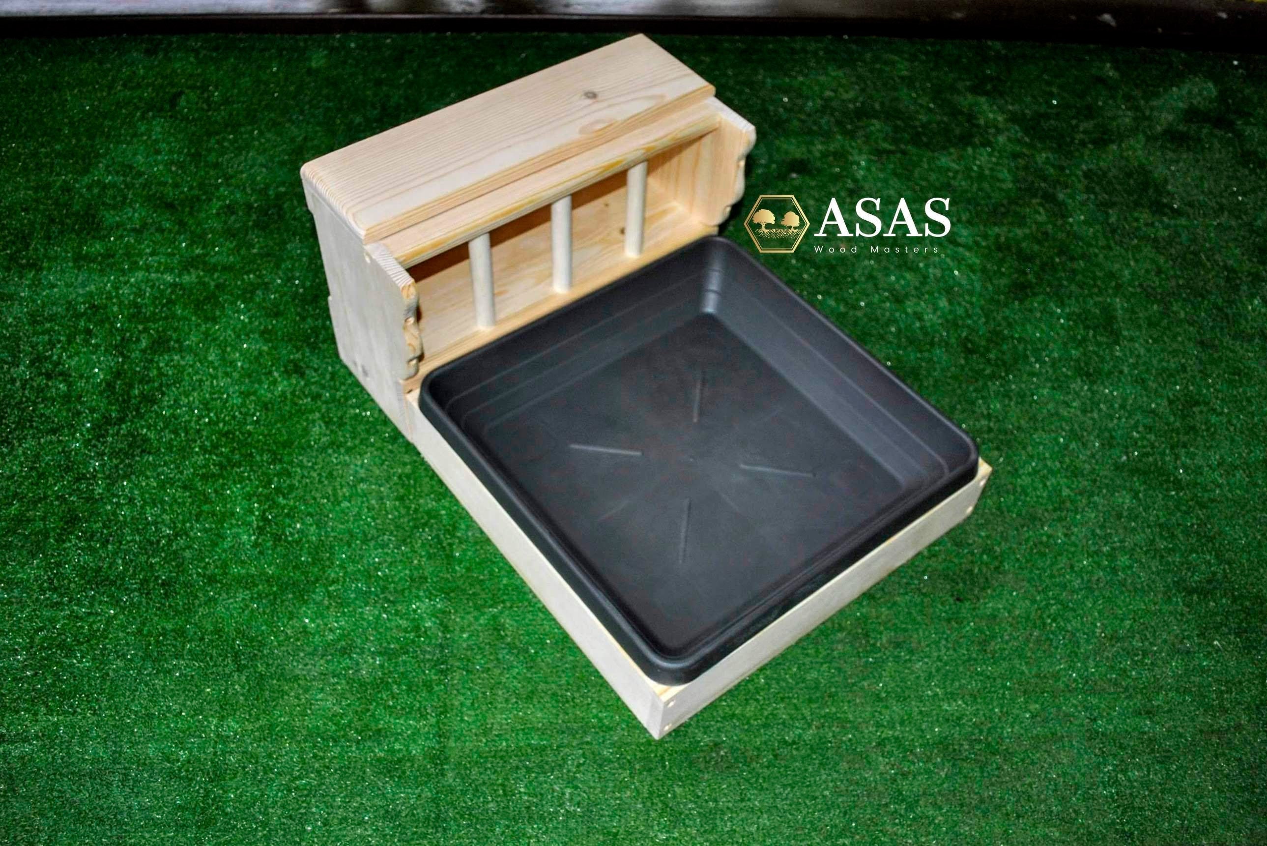 Guinea pig kitchen hay feeder with litter box Guinea Pig Etsy