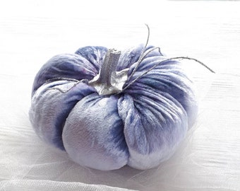 Purple velvet pumpkins Christmas pumpkins decorations