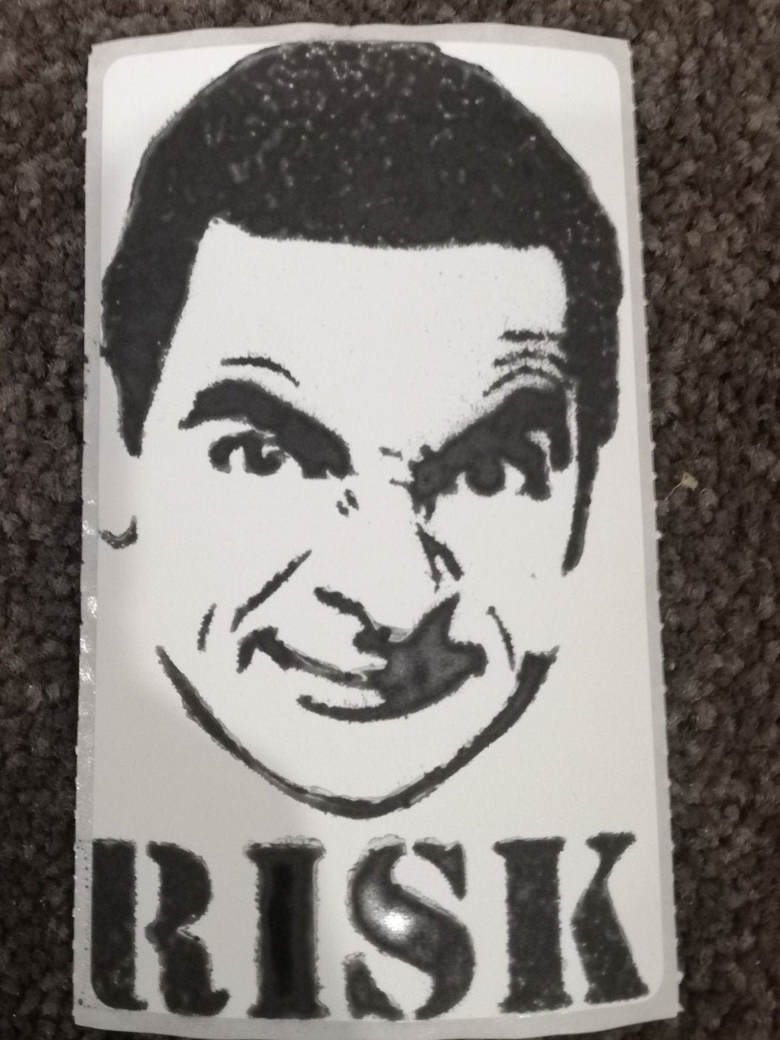 Custom spray paint stencil sticker pack FREE SHIPPING Etsy