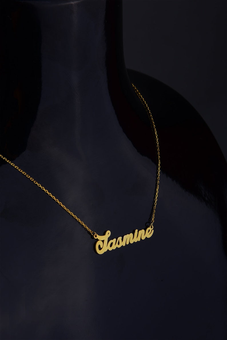 Name Plate Choker Name Jewelry Bridesmaid Gift Name Necklace Name Necklace For Mens Personalized Choker Necklace Choker Necklace