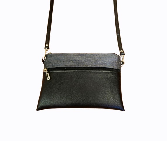 black crossbody clutch