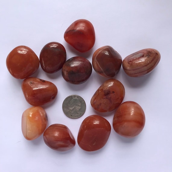Red shop carnelian agate