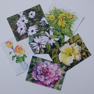 Floral Blank Greeting Cards