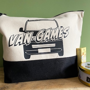 VW Accessory, Personalised VW Campervan Storage,  Van Games Bag, Gift, Volkswagen T4 T5 T6, Crafty Cath's