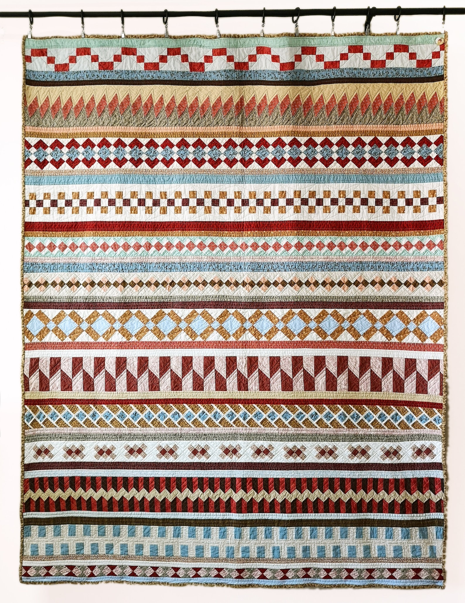 Seminole Patchwork Quilt Pattern Etsy
