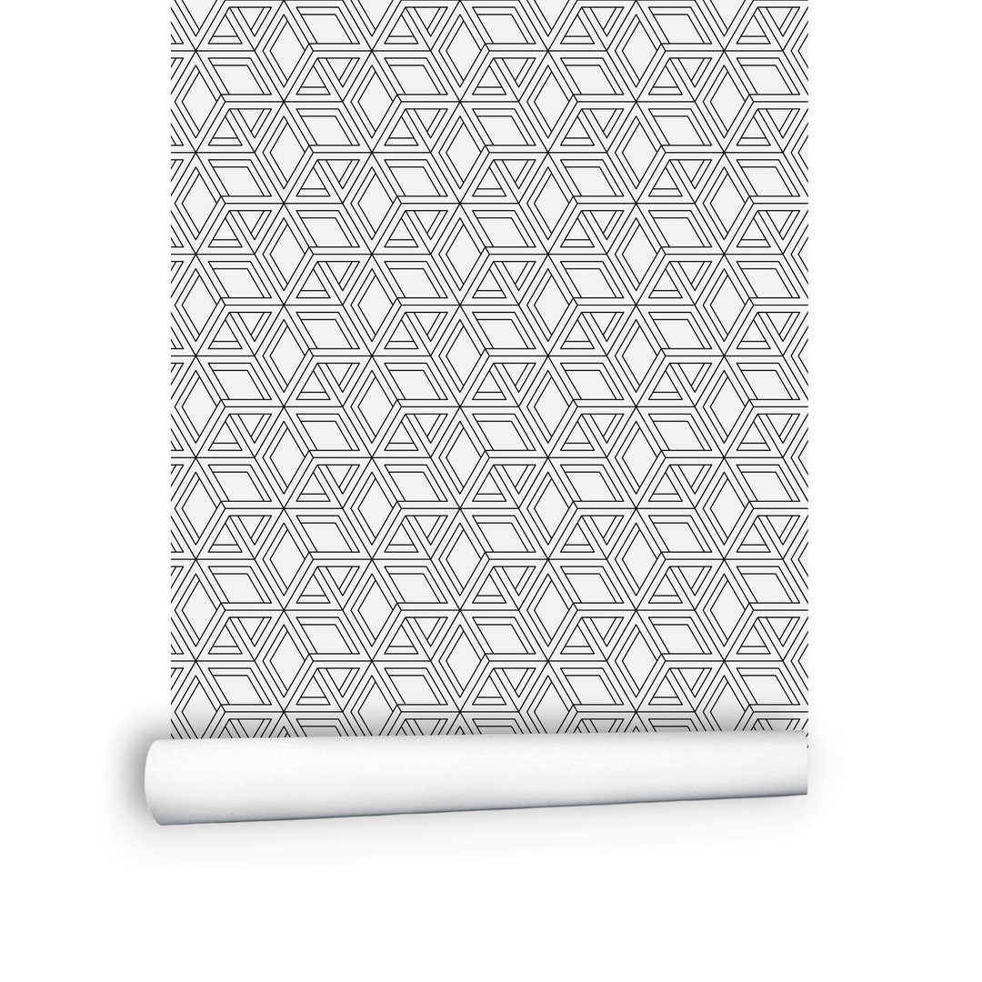 Geometric Removable Wallpaper Scandinavian Peel and Stick Wall Paper