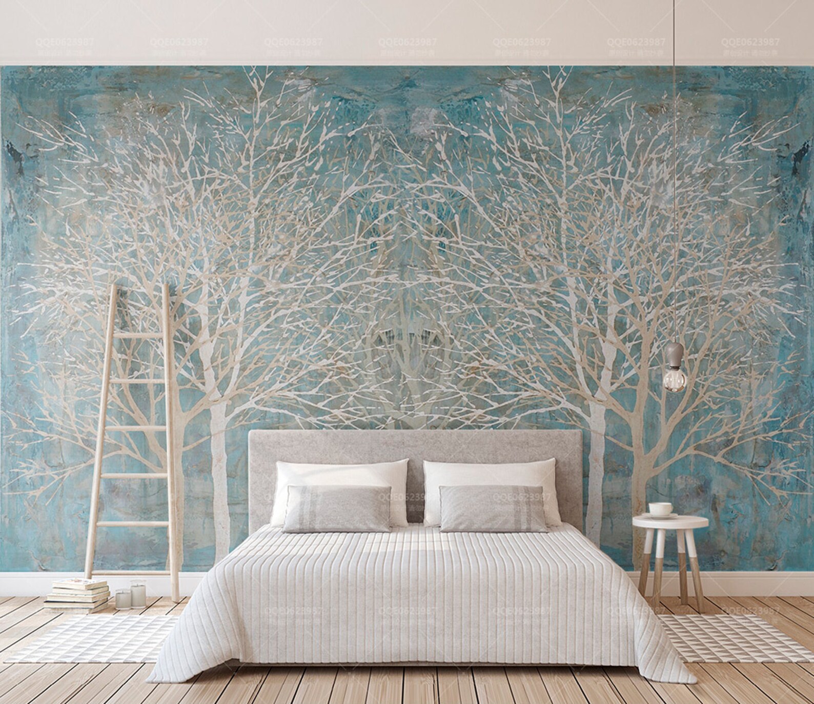 Tree Branch Removable wallpaper Tree Peel and Stick Wall Etsy