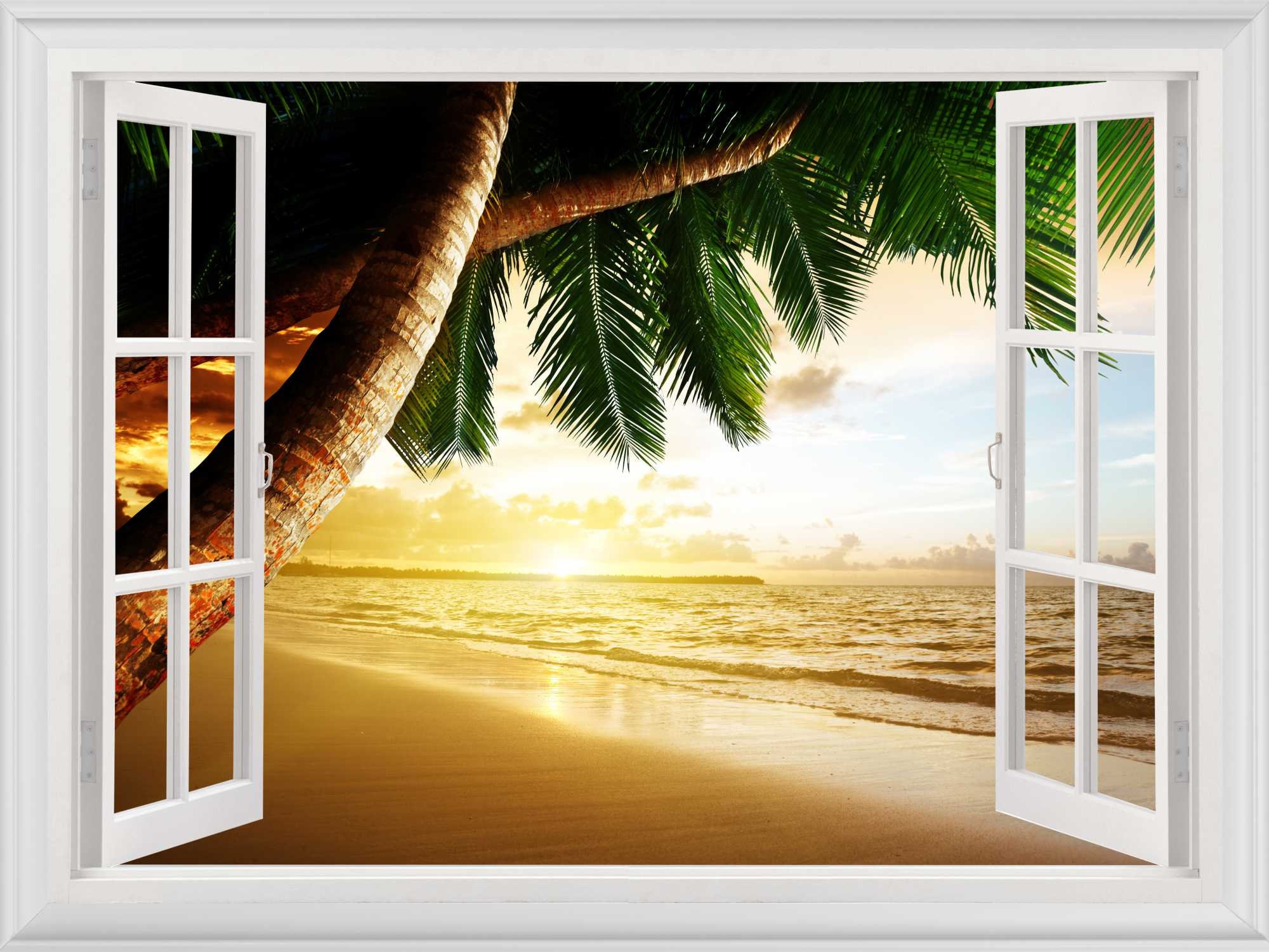 Large Wall Decals Decal Stickers With Ocean Prints Beach - Etsy