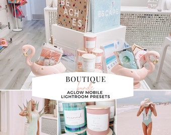 BOUTIQUE Preset Bundle, Aglow Presets, Lightroom Presets, beste Business Presets, beste Presets, helle Presets, Produktpresets