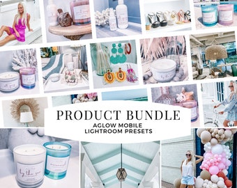 PRODUCT PRESETS, 10 Mobile Lightroom Presets, AGLOW Lightroom Presets, business presets, Best Presets, presets for product photography