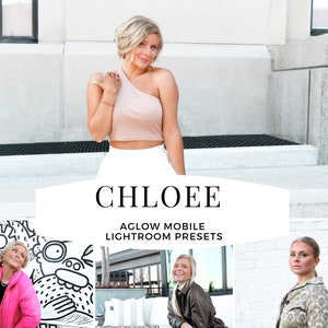 CHLOEE Mobile Lightroom Preset , Photo Filters, Instagram preset, best preset, bright preset, Natural Preset, aglow preset, mobile preset