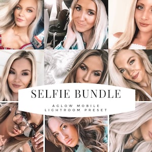 SELFIE BUNDLE 3 PRESETS / Blogger and Instagram Presets to Enhance photos / Adobe Lightroom Mobile / Best Presets / Bundle