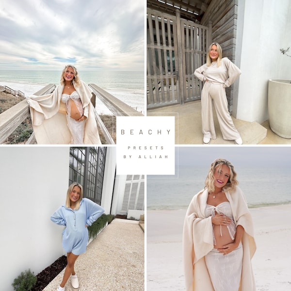 BEACHY by ALLIAH,  Aglow presets, beach presets, natural preset, Best Presets, Lightroom presets, alliah presets, bright presets, filters