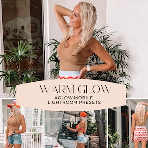WARM GLOW - AGLOW Mobile Lightroom Preset, Photo Filters, Warm presets, Blogger Preset, Best Presets, warm light preset, instagram preset